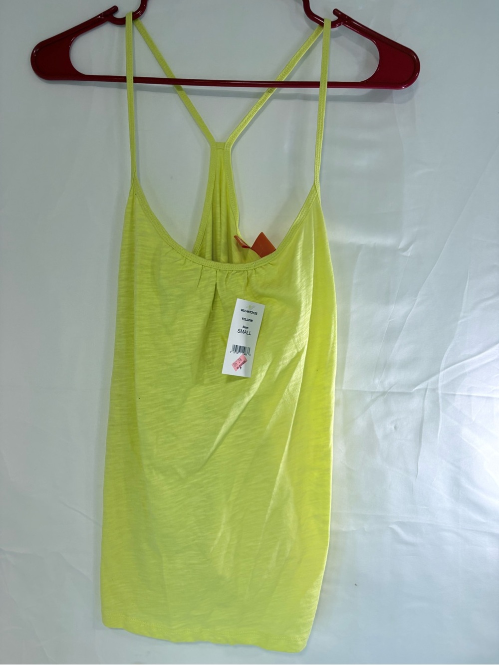Joe Fresh Neon Yellow Spaghetti-Strap Camisole